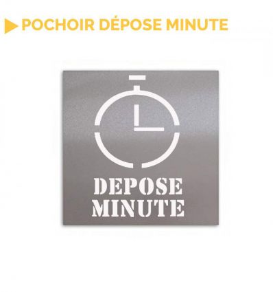 Pochoir dépose minute