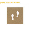 Pochoir Empreinte de Pas