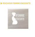 Pochoir femme enceinte