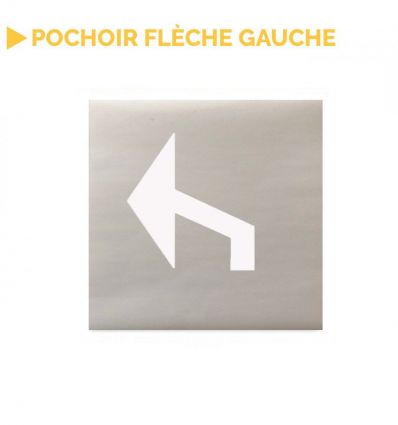 Pochoir flèche de parking tourner à droite / gauche