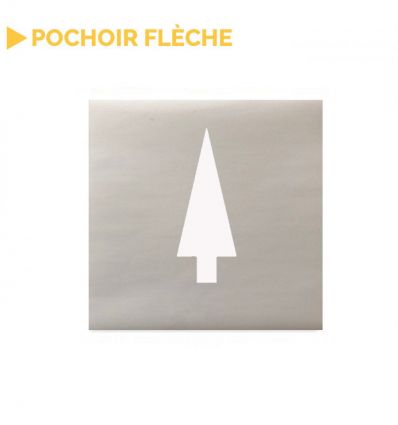 Pochoir flèche droite de parking