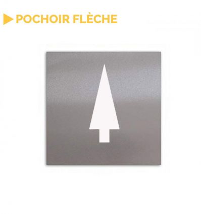 Pochoir flèche droite de parking