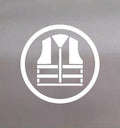 Pochoir port du gilet de sécurité obligatoire