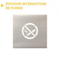 Pochoir interdiction de fumer
