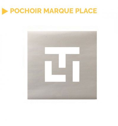 Pochoir marque place