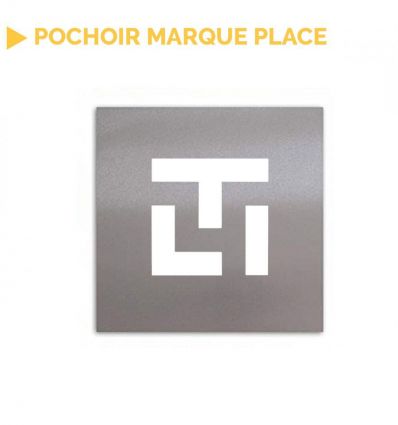Pochoir marque place