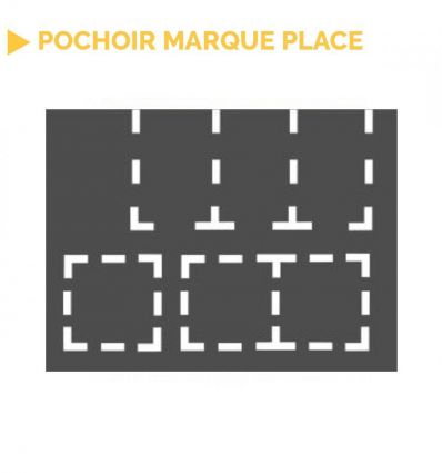 Pochoir marque place