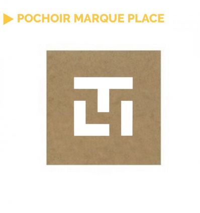 Pochoir marque place