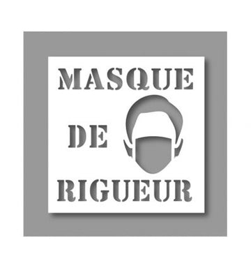 Pochoir : Masque de rigueur