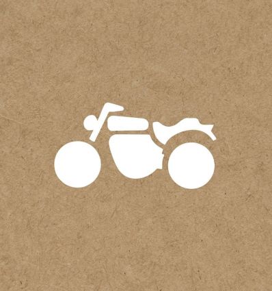 Pochoir moto