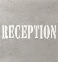 Pochoir réception