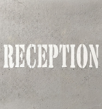 Pochoir réception
