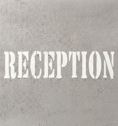 Pochoir réception