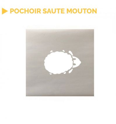 Pochoir saute mouton