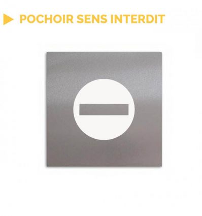 Pochoir sens interdit