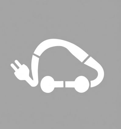 Pochoir voiture électrique