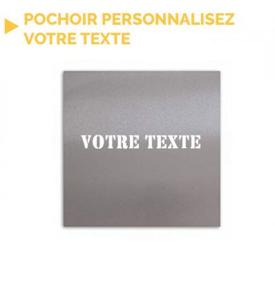 Pochoir "votre texte" une ligne