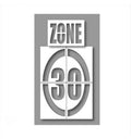 Pochoir Zone 30 km/h