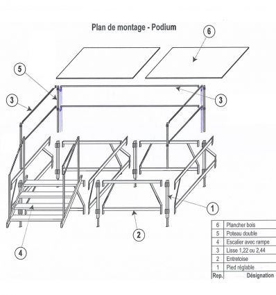 Podium Modulable