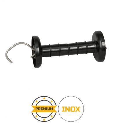 Poignée de cloture electrique en inox