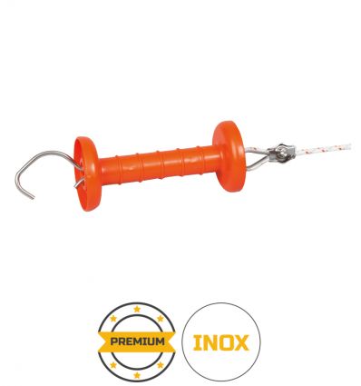 Poignée de cloture electrique en inox