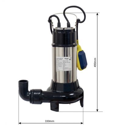 Pompe à eau immergée automatique en fonte