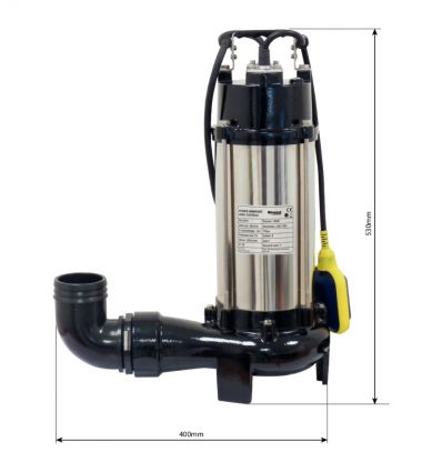 Pompe à eau immergée automatique en fonte