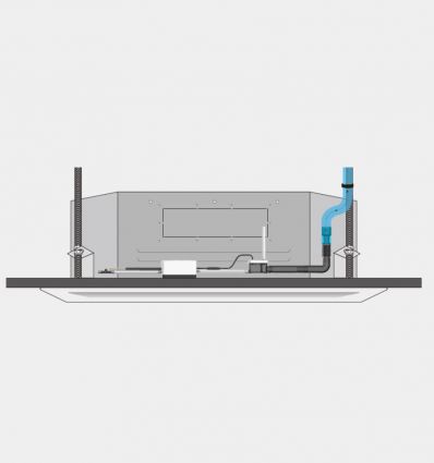 Pompe de relevage clim silencieuse condensats bi-bloc