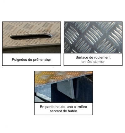 Pont de chargement amovible 600 à 1200 kg