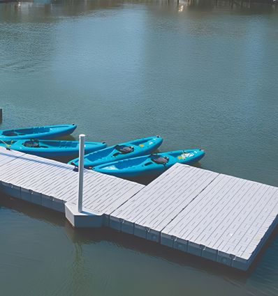 Ponton flottant modulaire