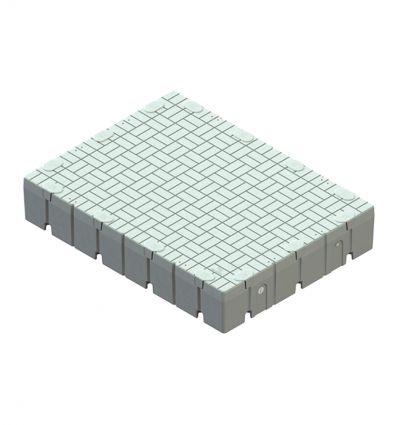 Ponton flottant modulaire
