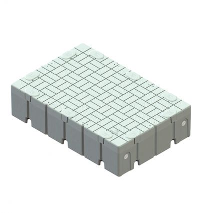 Ponton flottant modulaire