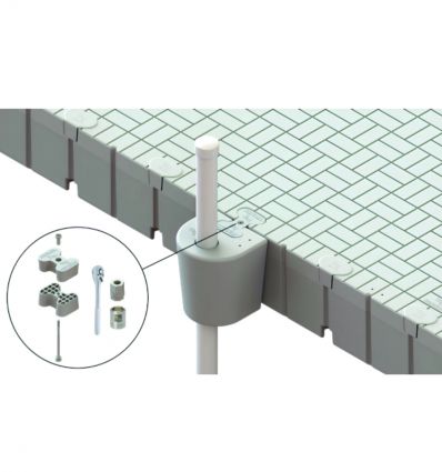 Ponton flottant modulaire