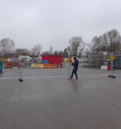 Portail Provisoire de Chantier pour véhicule