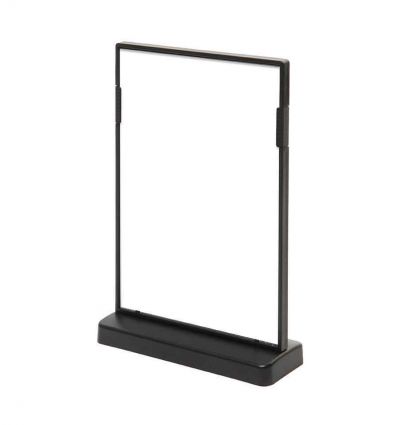 Porte menu pour table "T" en polypropylène