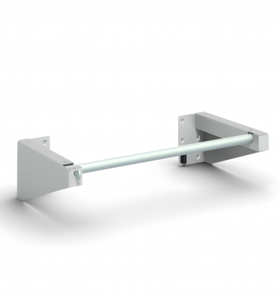 Porte rouleau atelier pour panneau perforé