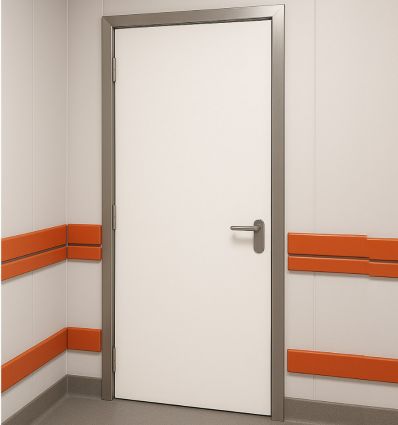 Porte semi-isotherme battante