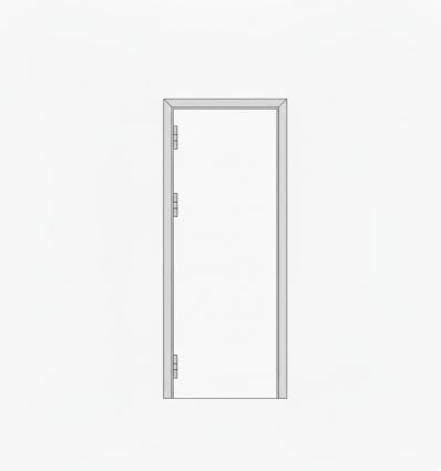 Porte va-et-vient en polyéthylène