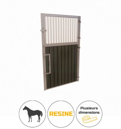 Porte de box cheval double battants