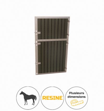 Porte de box cheval double battants