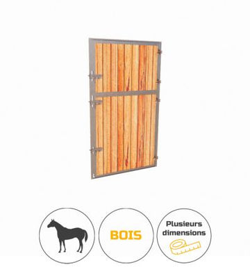 Porte de box cheval double battants