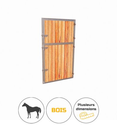 Porte de box cheval double battants