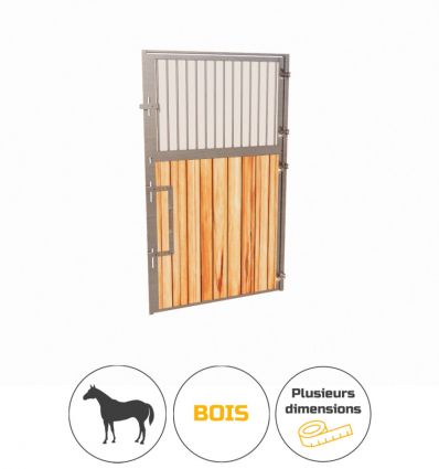 Porte de box cheval double battants