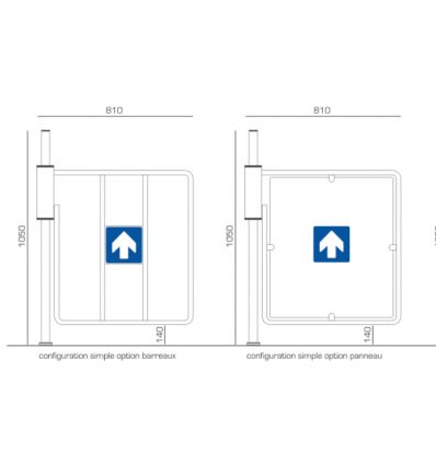 Portillon Barrière Magasin