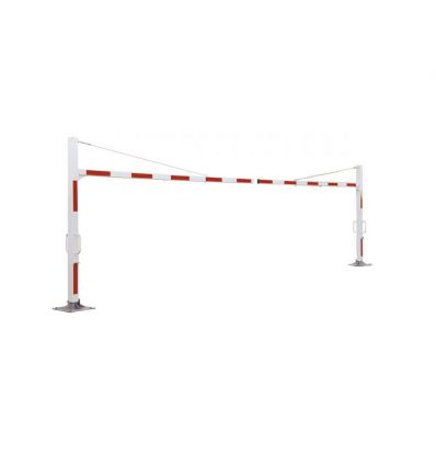 Portique pivotant à pieds rotatifs