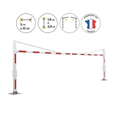 Portique pivotant à pieds rotatifs