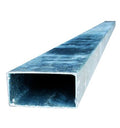 Poteau en acier galvanisé 80 x 40 mm avec obturateur