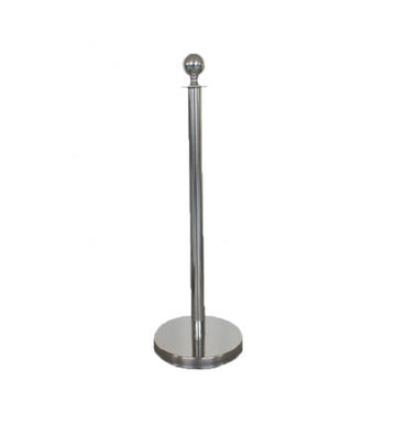 Poteau de guidage avec corde