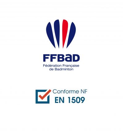 Poteaux de badminton mobiles pour compétition nationale