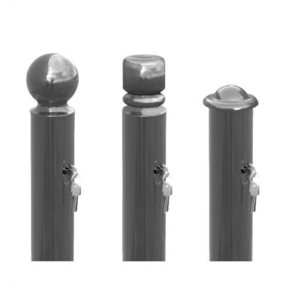 Potelet Amovible avec Fourreau Verrouillable